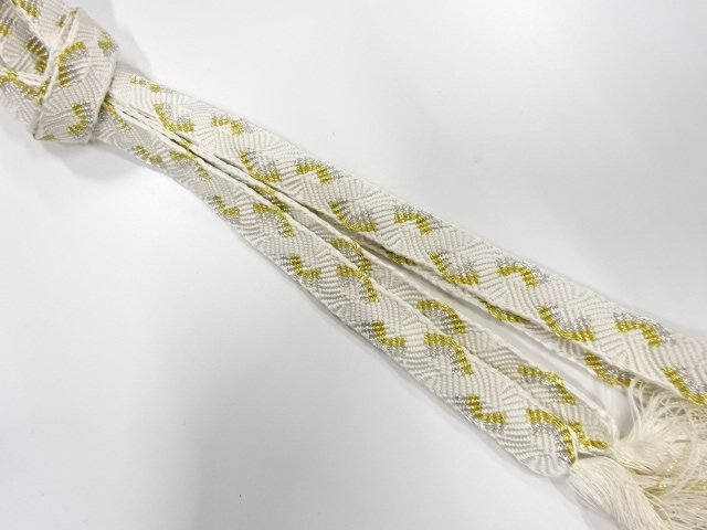 正絹　手組帯締め